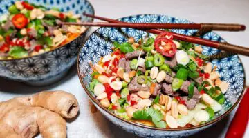 Vietnamese Beef Noodle salade