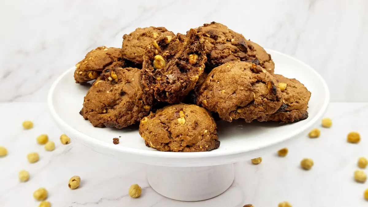 Chocoladekoekjes met hazelnoten