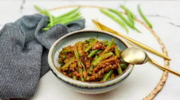 Sajoer boontjes: Indonesische sambal boontjes