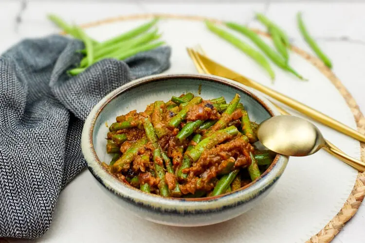 Sajoer boontjes: Indonesische sambal boontjes