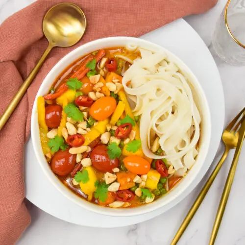 Thaise rode groentencurry