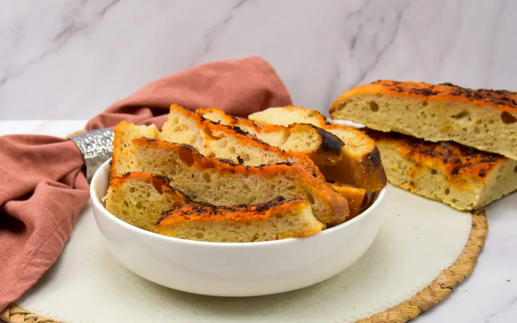 Focaccia met 'nduja