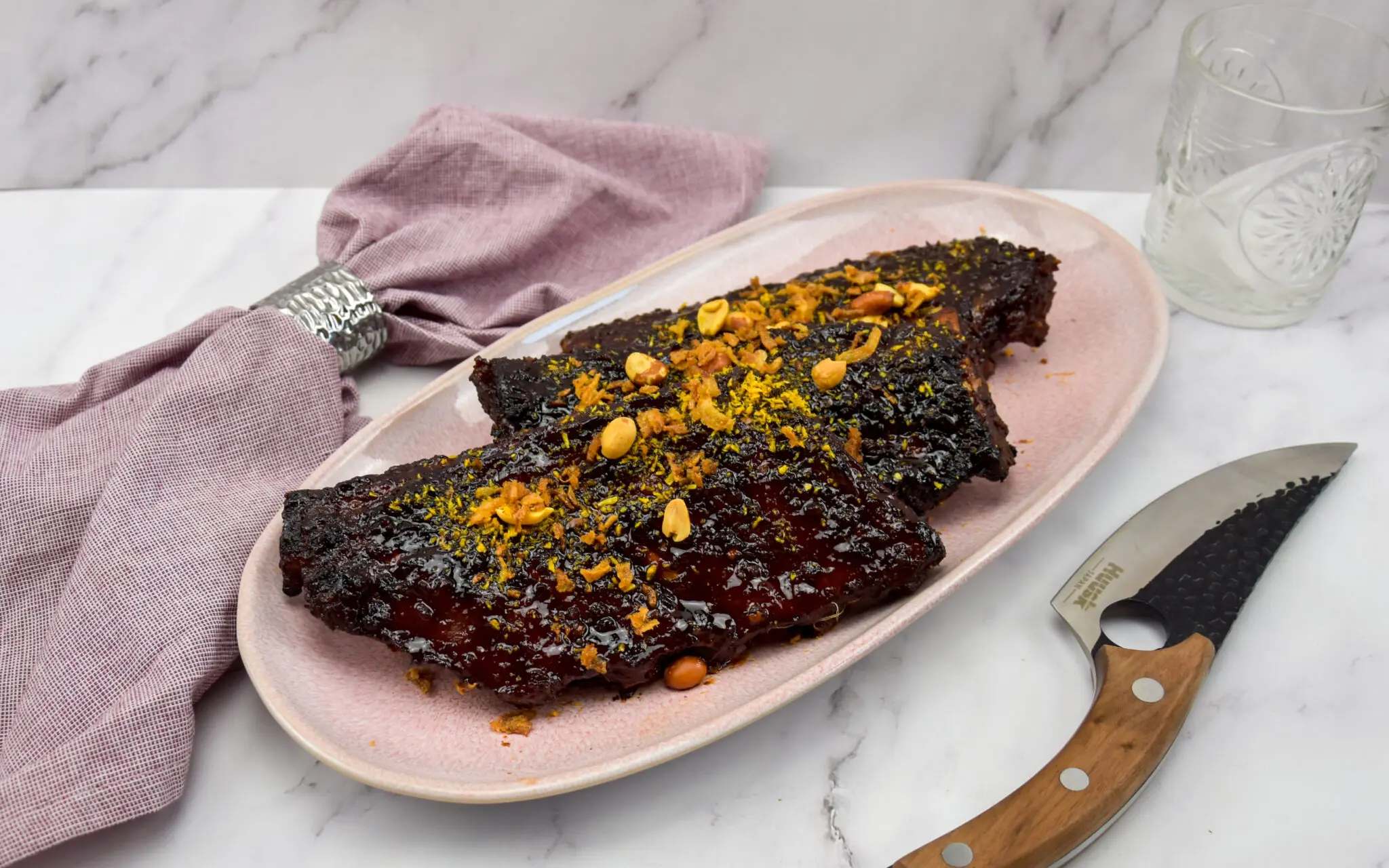 Sticky zoete & spicy spareribs met cola