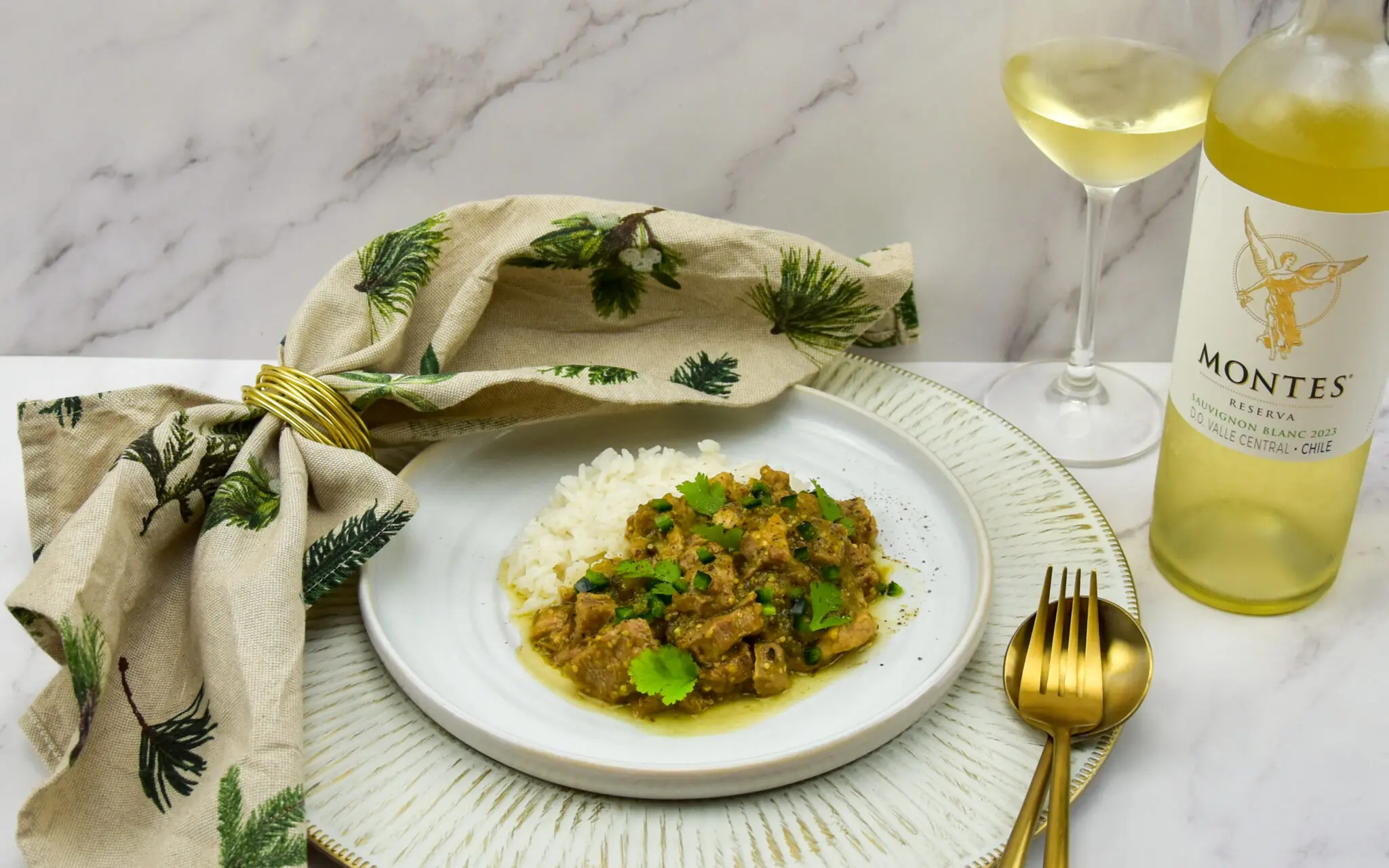 Chili verde met tomatillo's en jalapeñopepers