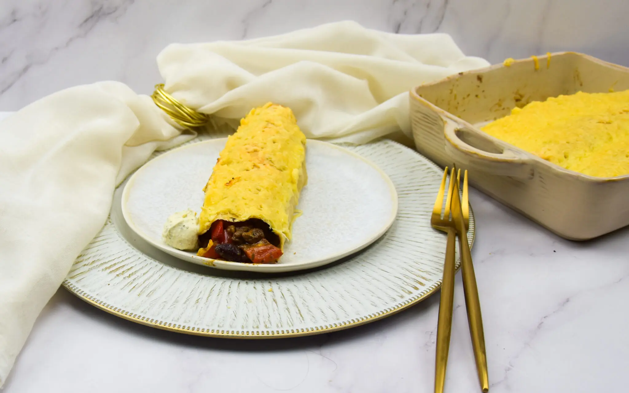 Burrito's met bonen en gehakt