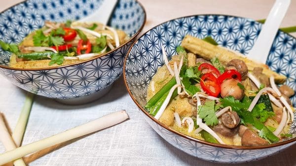Thaise groene groentencurry Thaise groene groentencurry