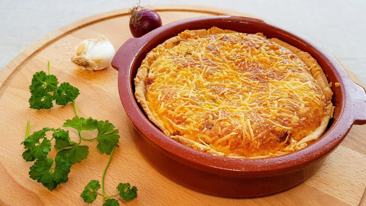 Quiche Lorraine met Surinaams gerookt spek