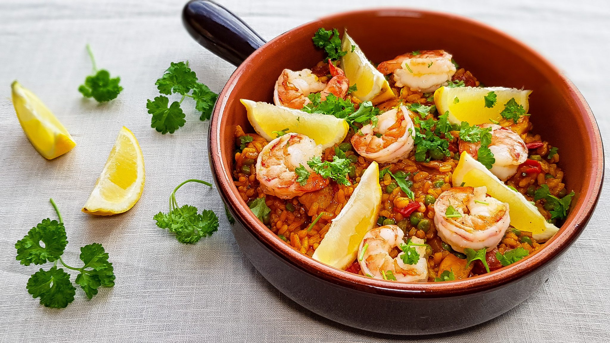Knorr Wereldgerechten: Paella met kip, chorizo en garnalen