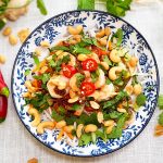 Vietnamese gamba salade