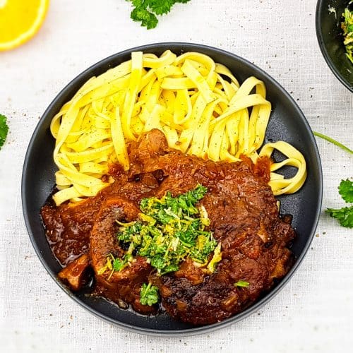 Ossobuco met sinaasappel en gremolata