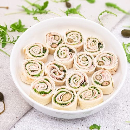 Vitello Tonnato wrap hapjes met tonijn-ansjovis mayonaise