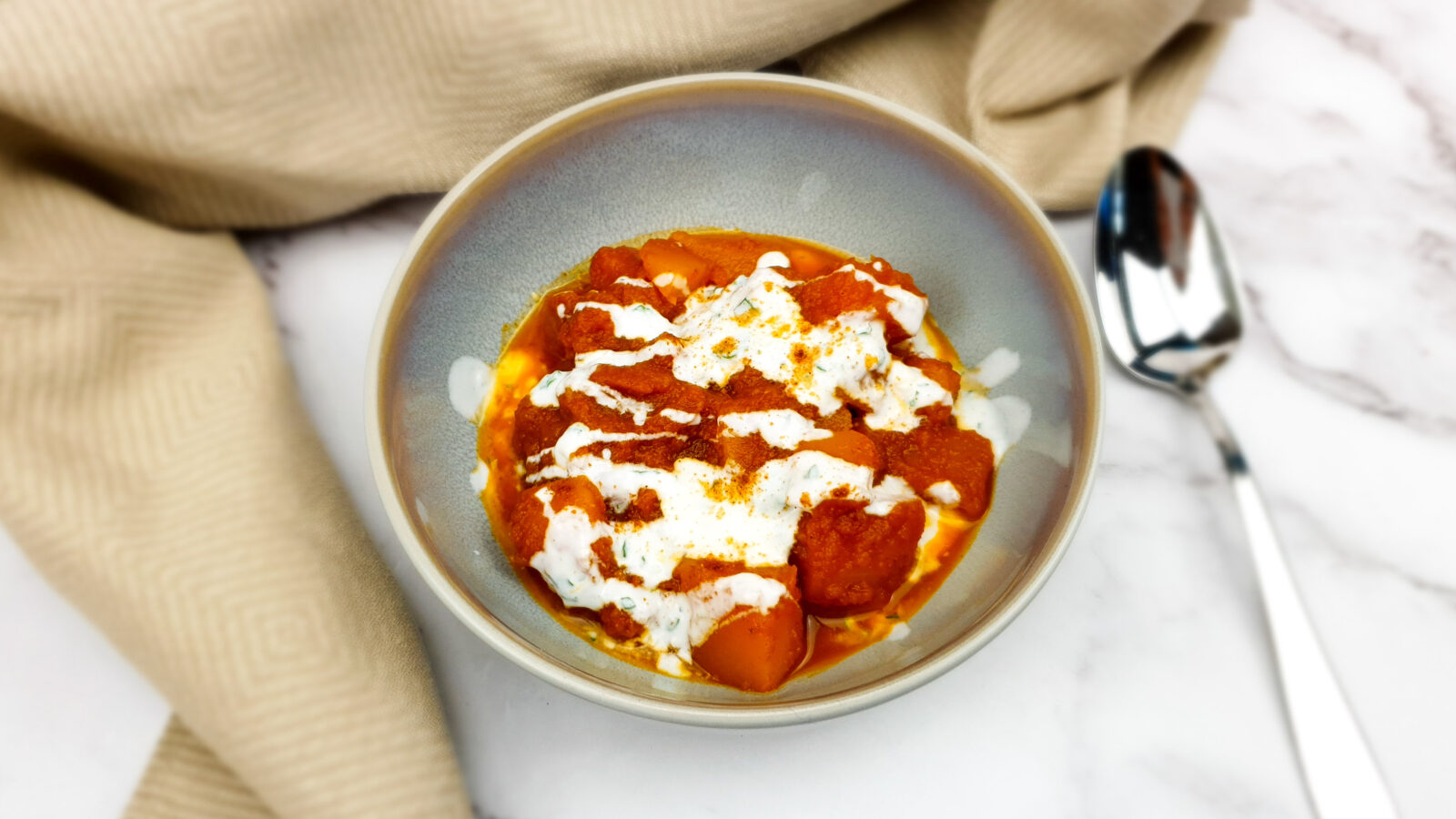 Borani Kadoo: Afghaans bijgerecht van gestoofde pompoen