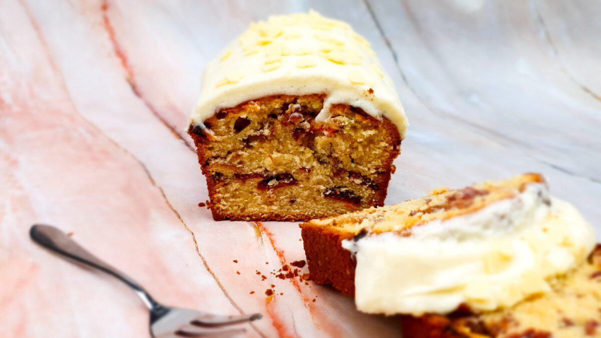 Aardbeiencake met vanillefrosting