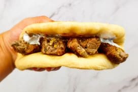 Pita souvlaki