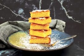 Witte chocolade blondies