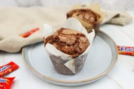 Daim chocolade muffins