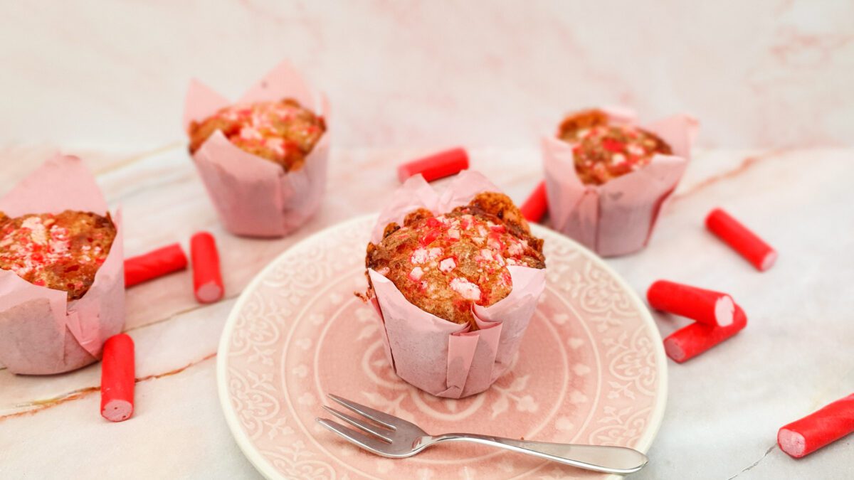 Zuurstok muffins