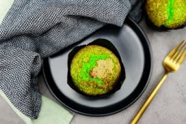 Pandan muffins
