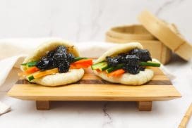 Bao buns met Chinees gestoofd varkensvlees