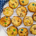 M&M Cookies met Tony's Chocolonely salted caramel