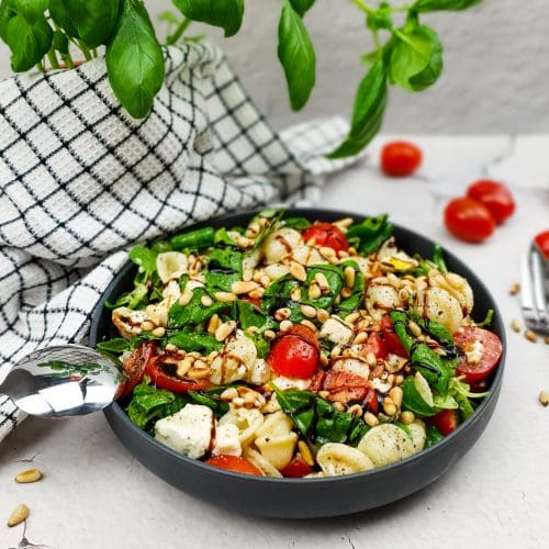 Caprese pastasalade