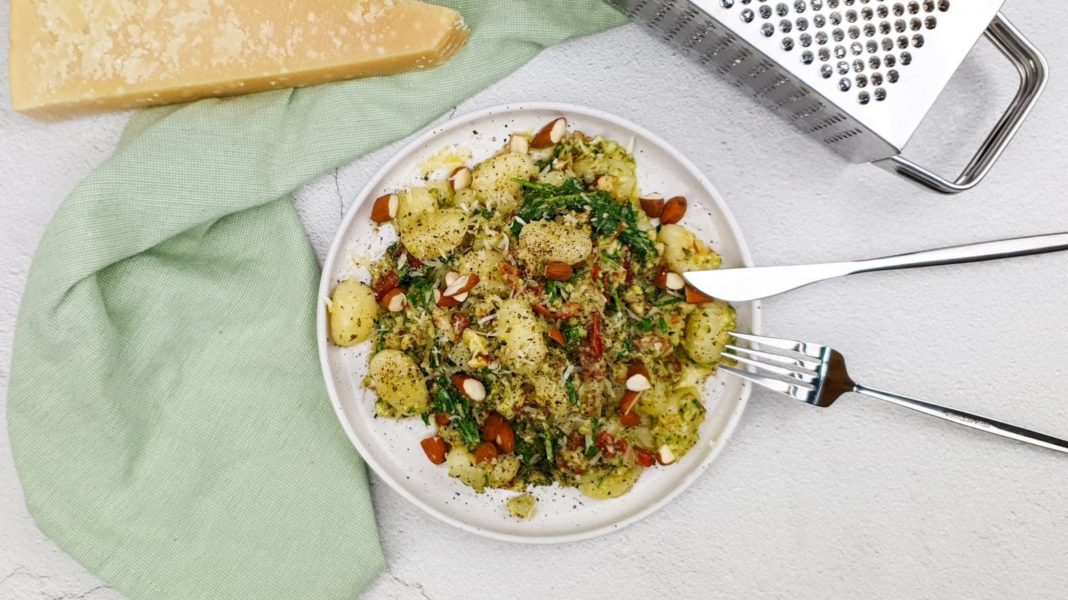 Gnocchi met courgette pesto EvieKookt