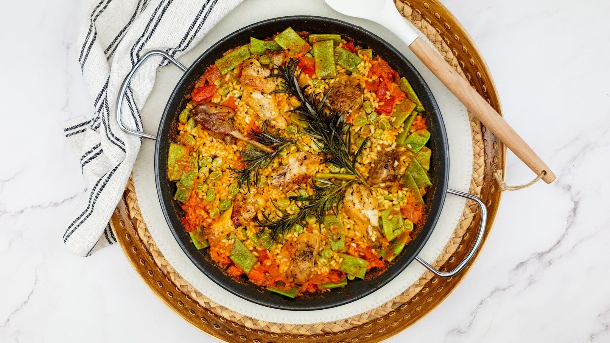 Paella Valenciana met kip en konijn EvieKookt