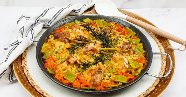 Paella Valenciana – met kip en konijn