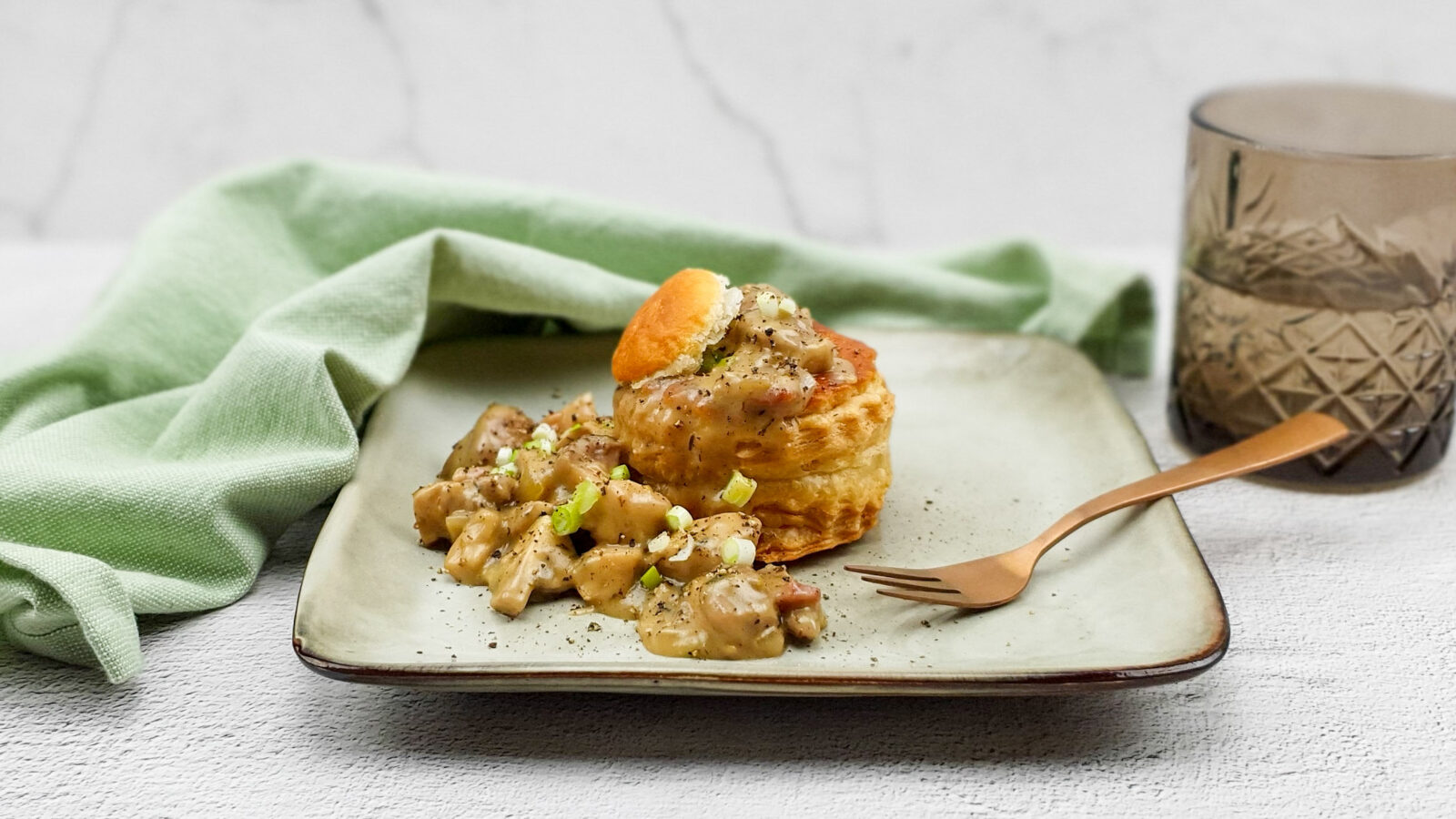 Kippenragout met champignons en bier