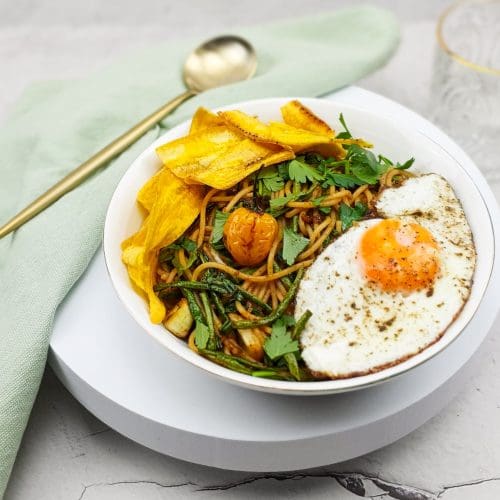 Surinaamse vegetarische bami