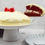 Red velvet taart met monchou frosting