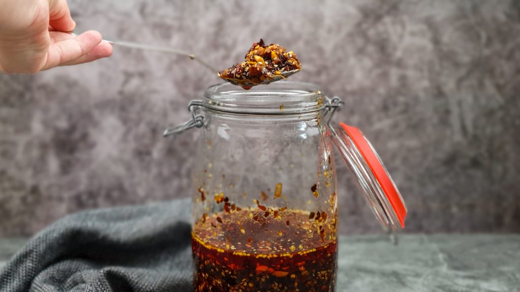 Homemade crispy chili oil