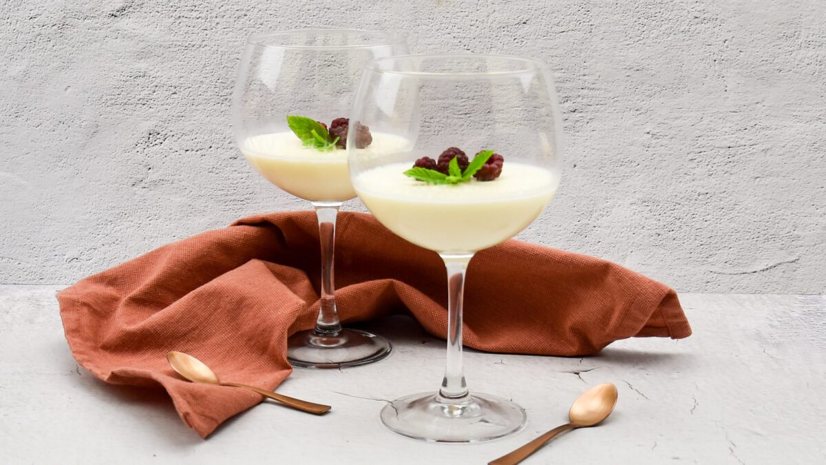 Gin tonic panna cotta