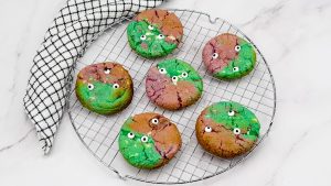 Monster koekjes voor Halloween