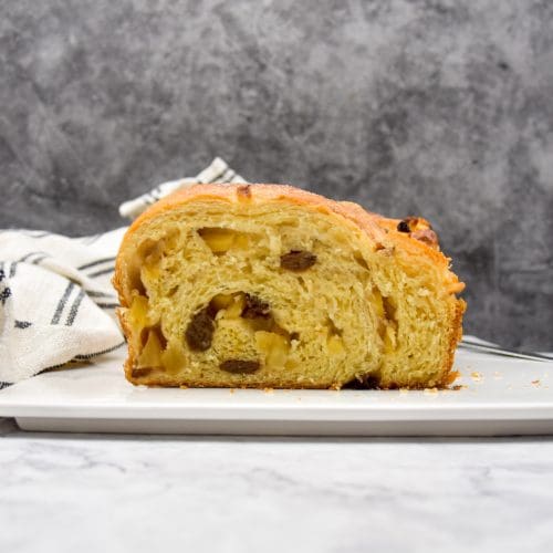 Babka met appel, kaneel en boerenjongens