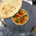 Indiase garnalen curry met amandelen
