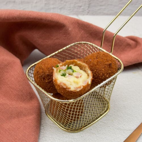 Asperge bitterballen met ham