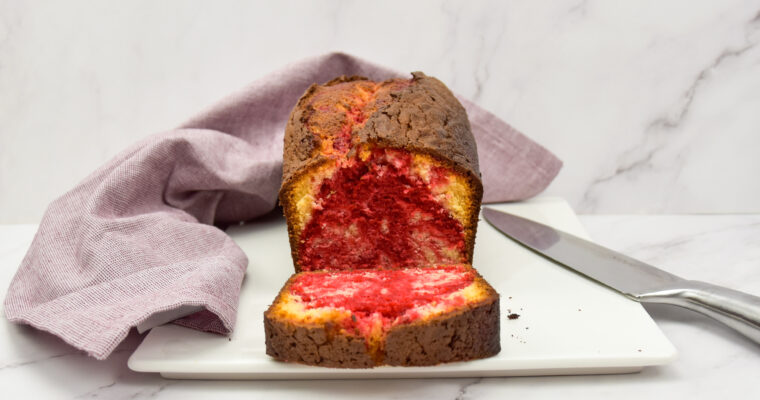 Red velvet marmercake