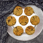 Chocolate chip cookies met pindakaas
