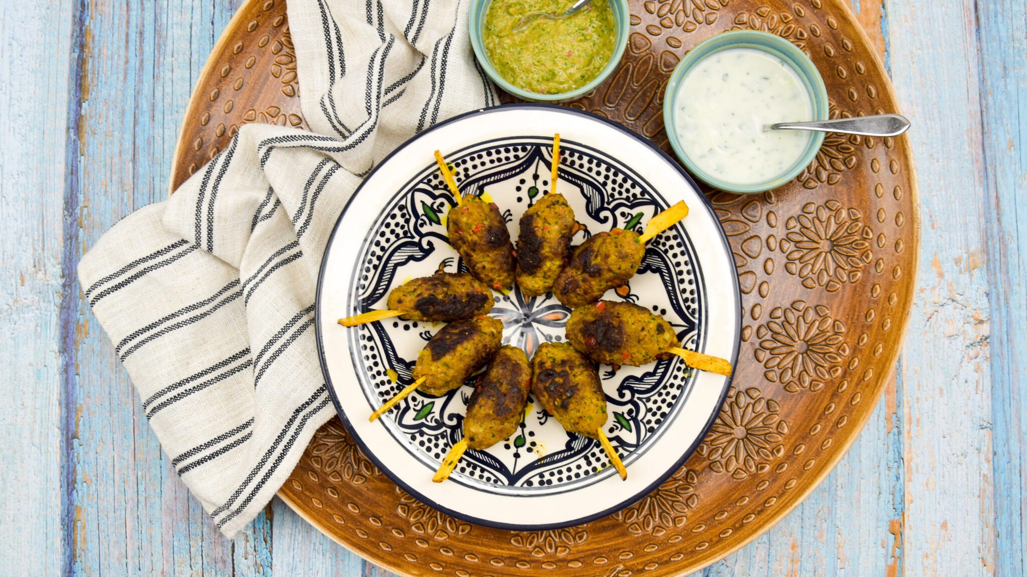 Afghaanse mini seekh kebab - EvieKookt