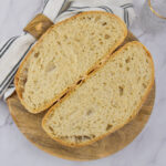 Rustiek rond brood bakken