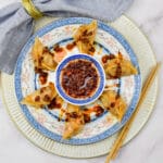 Kip gyoza met crispy chili oil