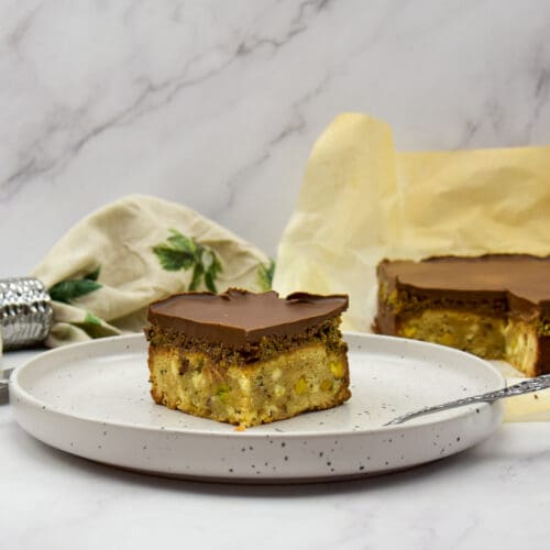 Dubai cookiebar met chocolade en pistache