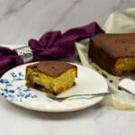 Tropische fruitcake met mango en papaya