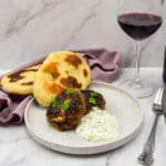 Bifteki gevuld met feta
