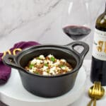 Griekse Giouvetsi met feta en orzo
