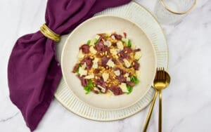 Carpaccio risotto met truffel