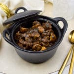 Truffel stoofvlees met champignons