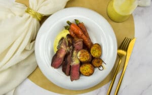Cote de boeuf met beurre blanc