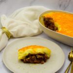 Cottage pie met gehakt en champignons
